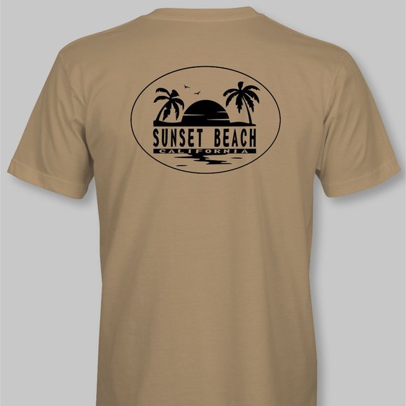 Sunset Beach T-Shirt huntington surf surfing california surfboard - Picture 4 of 11